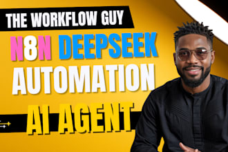 design build ai agents using llm like openai and deepseek n8n ai agents workflow
