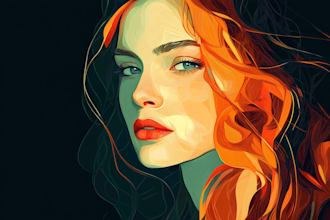 paint a realistic or fantasy portrait
