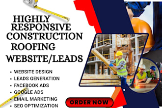 design construction website, contractor website, building engineering website