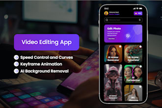 create a video editing app like capcut, inshot, or vn editor