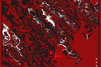 make you abstract, surreal album cover artwork for your band or solo project
