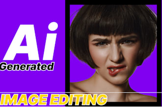 fix your ai generated image and high end skin retouching