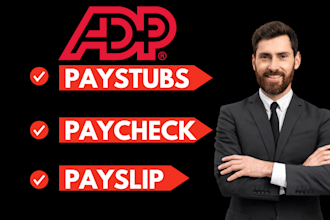create adp paystub, w2, pay stubs, check stubs, paystubs, payroll, 1099 and 1040