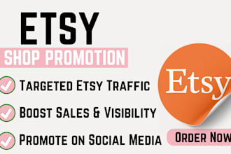 promote your etsy shop, etsy marketing to boost etsy traffic and etsy sales