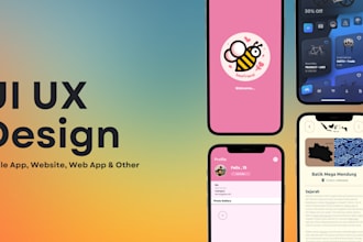 design and create mobile app prototype in figma for you