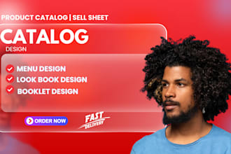 design product catalog design sell sheet, magazine design, lookbook design