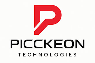 design a clean and powerful tech logo like this one