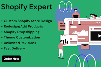 create shopify store shopify website and ecommerce dropshipping store