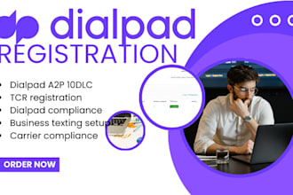 do dialpad a2p 10dlc registration and tcr compliance setup