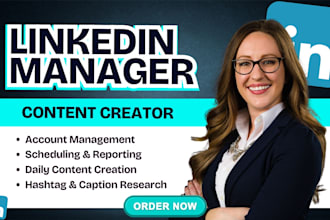 be your linkedin manager, content creator, ghostwriter for medium and articles