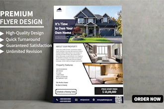 design a stunning flyer, brochure, poster for your business