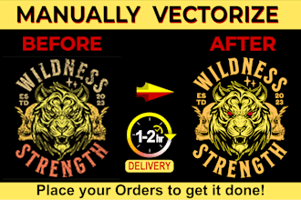 professionally vectorize, redraw, trace, or recreate your logo or image