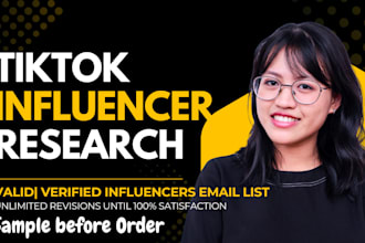 find tiktok influencers email for influencer marketing