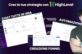 create a funnel and automations on gohighlevel