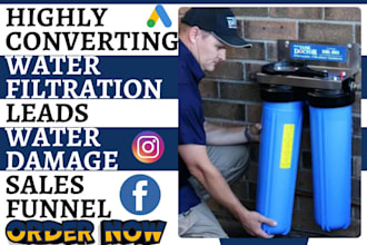 generate water filtration leads water treatment water damage restoration leads