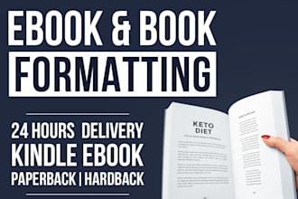 format your book for kindle, paperback, and epub publishing