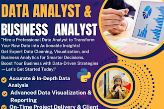 be your data analyst and business analyst expert