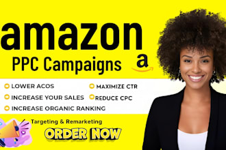 setup manage and optimize amazon PPC campaigns ads, amazon ppc management