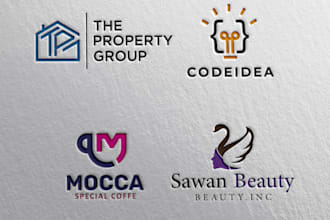 craft modern and minimalistic creative business logo design