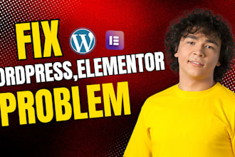 fix wordpress, elementor issue, wordpress maintenance with virtual assistant