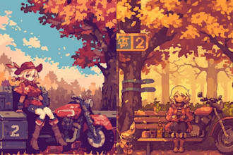 design pixel background top down tileset, landscape, scene for video game stream