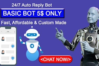 develop a telegram bot using the telegram API in python