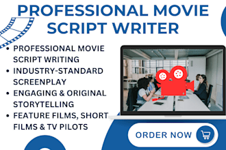 industry standard movie script writing tv pilot movie script