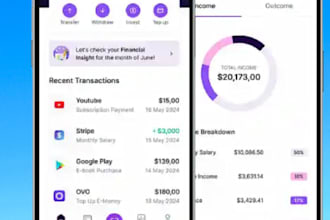 build cash app, money transfer app, wallet app, bank app, loan app