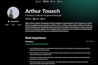 create your personal portfolio