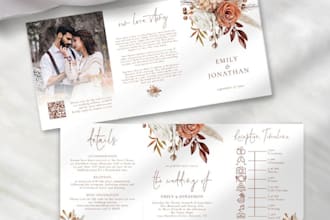 create wedding invitation, birthday, baby shower, party and greeting card
