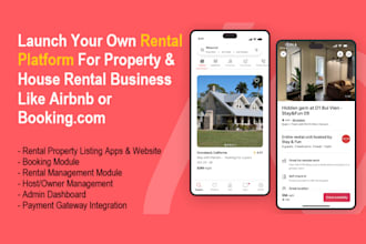 create rental property booking and house rental marketplace like airbnb