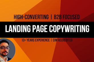 write high converting b2b landing page copy that wins clients