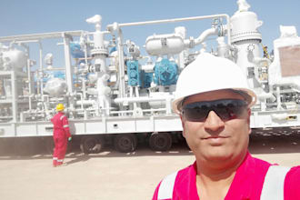 act as a remote project manager for oil and gas projects