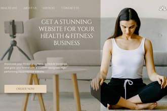 design squarespace website for doctors, trainers and fitness experts