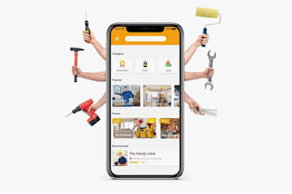 develop handyman app, handyman website, appointment booking app, maintenance app