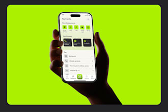 build mobile banking app with biometric auth and personal finance ai