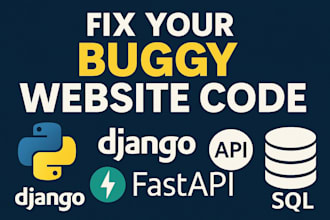 fix bugs in your python script, API, or web app quickly