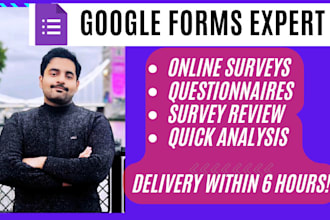create online survey for your thesis within 6 hours
