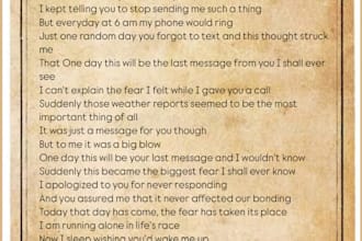 create a personalised poem with a message for your loved ones or projects