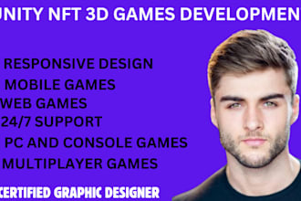 develop multiplayer games money making and nft games in unity 3d games