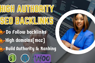 build SEO backlink for shopify store to boost google ranking, domain authority