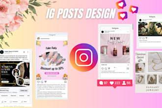design instagram posts and story template to boost brand