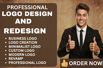 do logo design, redesign, revamp, edit, modify, recreate for your business