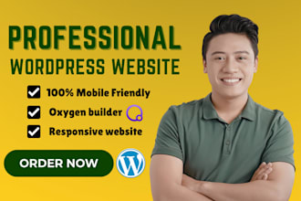 build an incredible and professional wordpress website with oxygen builder