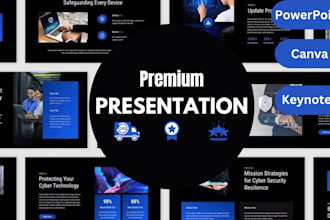 design and redesign a premium business powerpoint or canva presentation