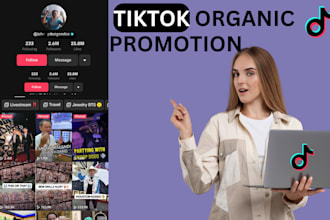 grow and promote your tiktok account organically tiktok live viewers  followers