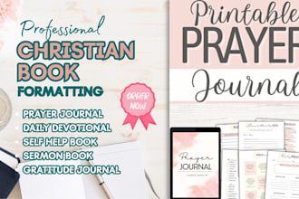 format, design daily devotional, prayer journal, gratitude journal, formatting