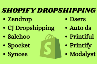 find and upload shopify winning products via cj dropshipping printify dsers