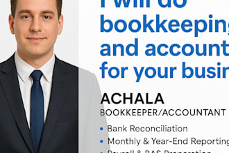 bookkeeping, bank reconciliation and bas in xero or quickbooks