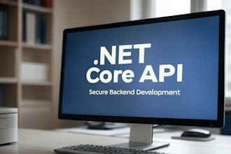 develop a secure dot net core rest API with sql integration